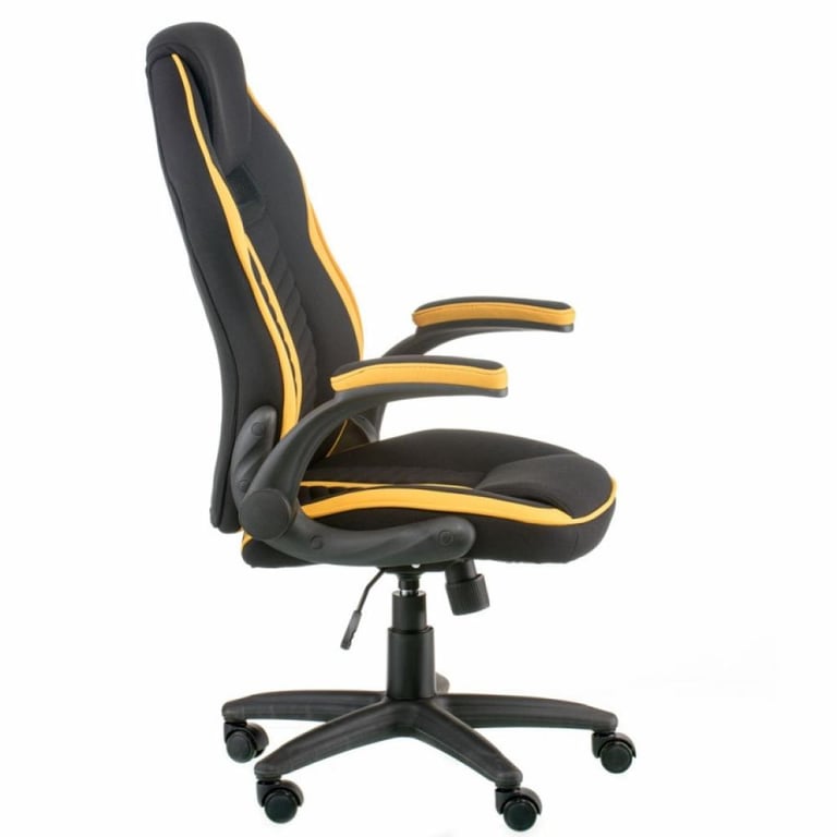 Крісло ігрове Special4You Prime black/yellow (E5548) - фото 4