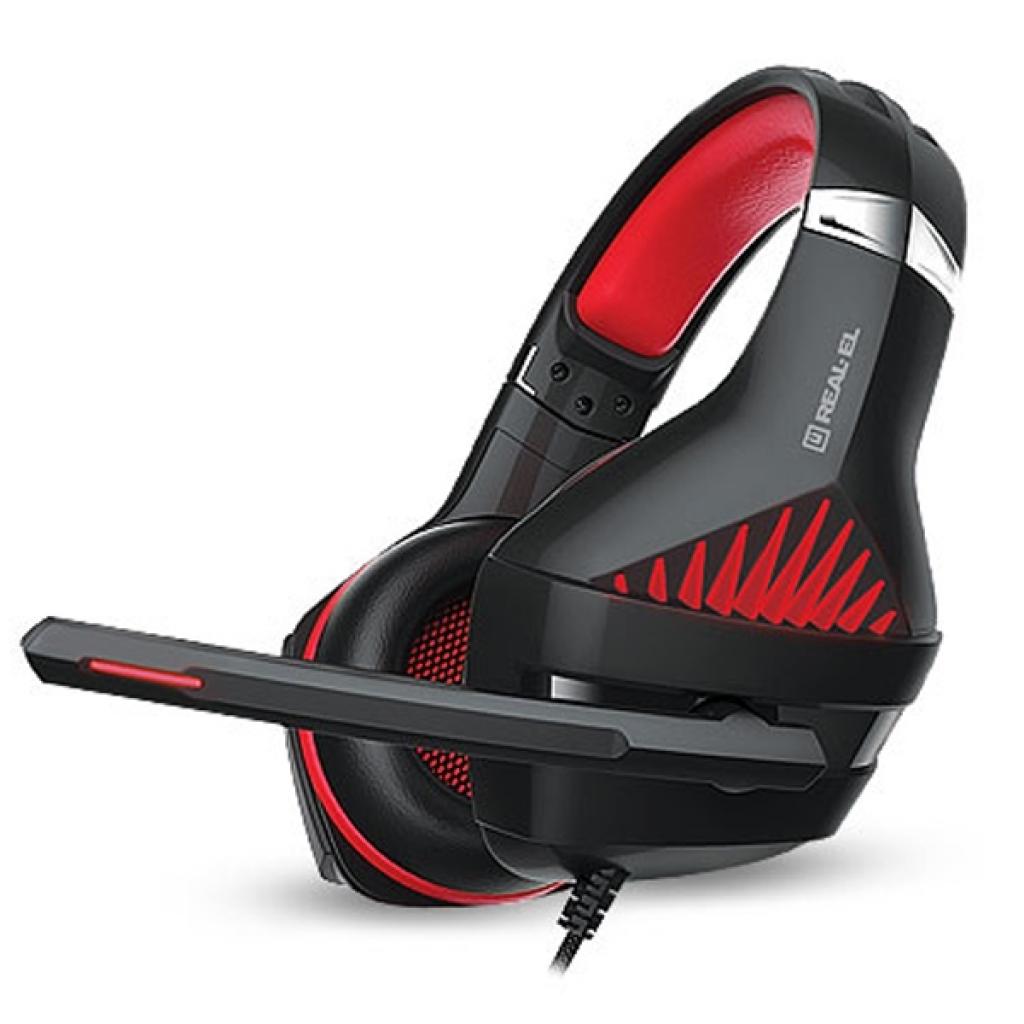 Навушники REAL-EL GDX-7600 Black-Red Навушники REAL-EL GDX-7600 Black-Red