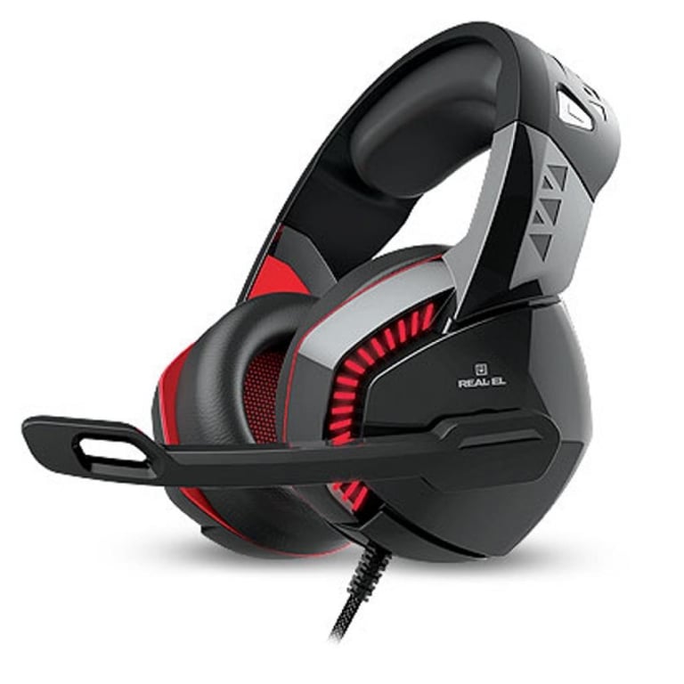 Навушники REAL-EL GDX-7800 Black/Red (EL124100027) — фото 1