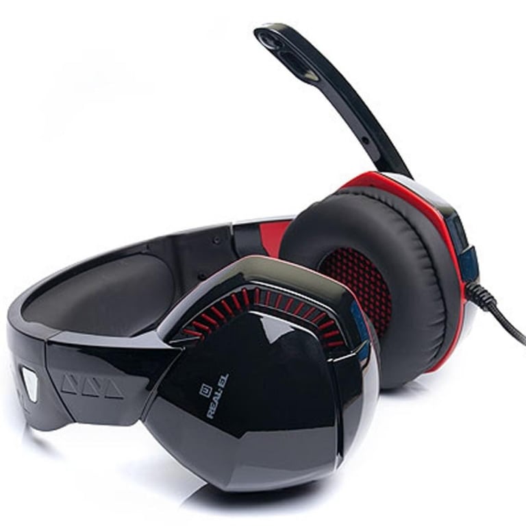 Навушники REAL-EL GDX-7800 Black/Red (EL124100027) - фото 5
