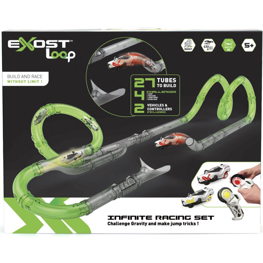 Автотрек Silverlit Exost Loop Нескінченність, 2 машини (20232) Автотрек Silverlit Exost Loop Нескінченність, 2 машини (20232)