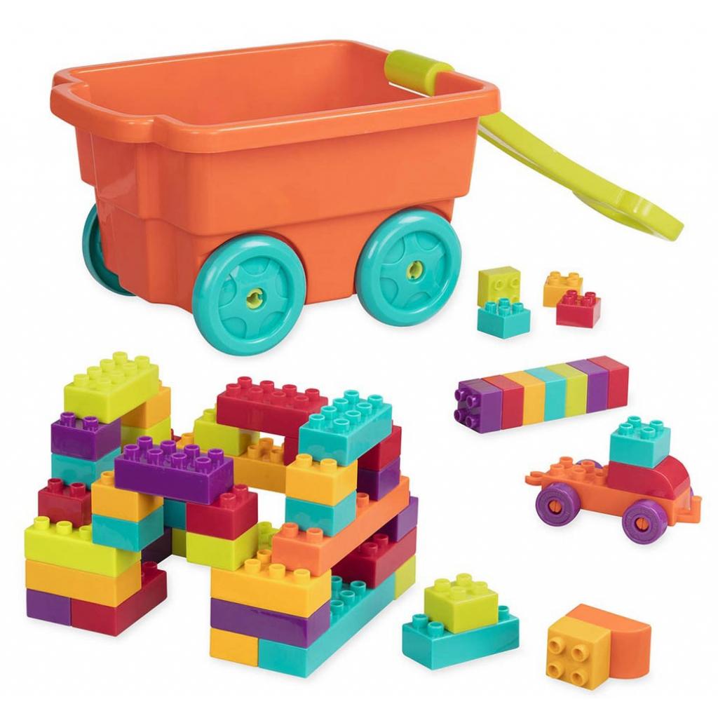 Конструктор Battat Архітектор 54 деталі у візку (BT2539Z) - фото 1 Конструктор Battat Архітектор 54 деталі у візку (BT2539Z) - фото 1