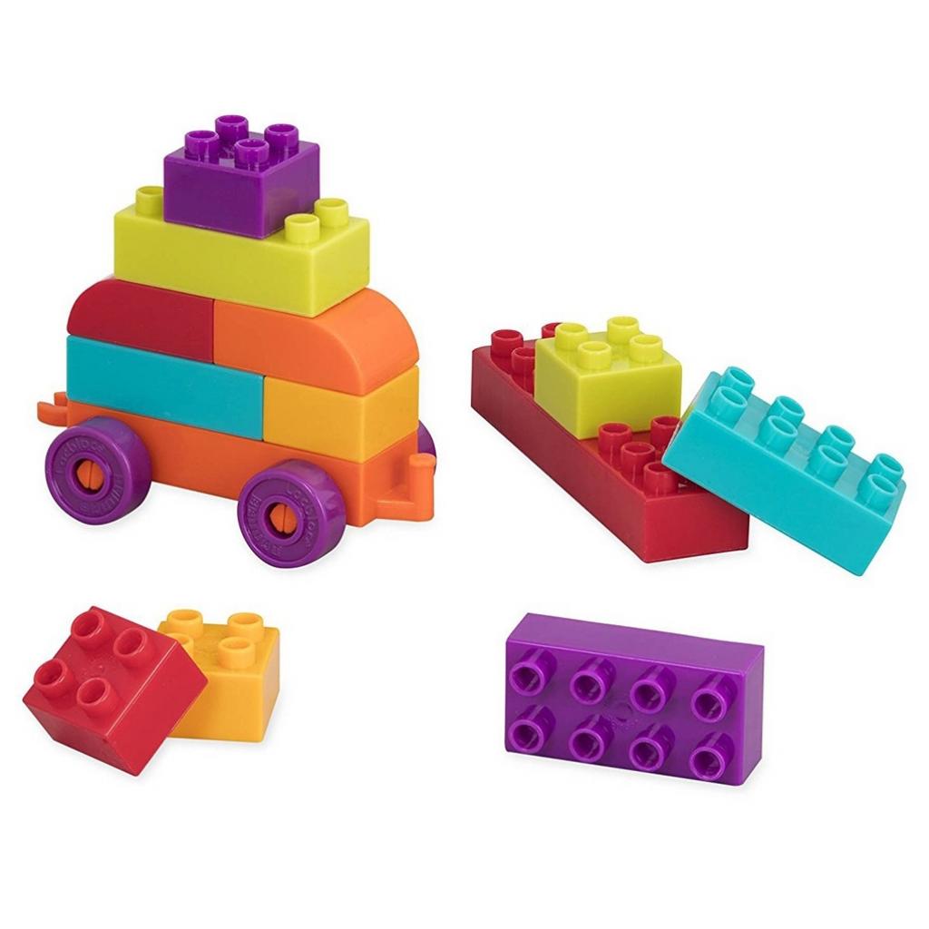 Конструктор Battat Архітектор 54 деталі у візку (BT2539Z) - фото 3 Конструктор Battat Архітектор 54 деталі у візку (BT2539Z) - фото 3