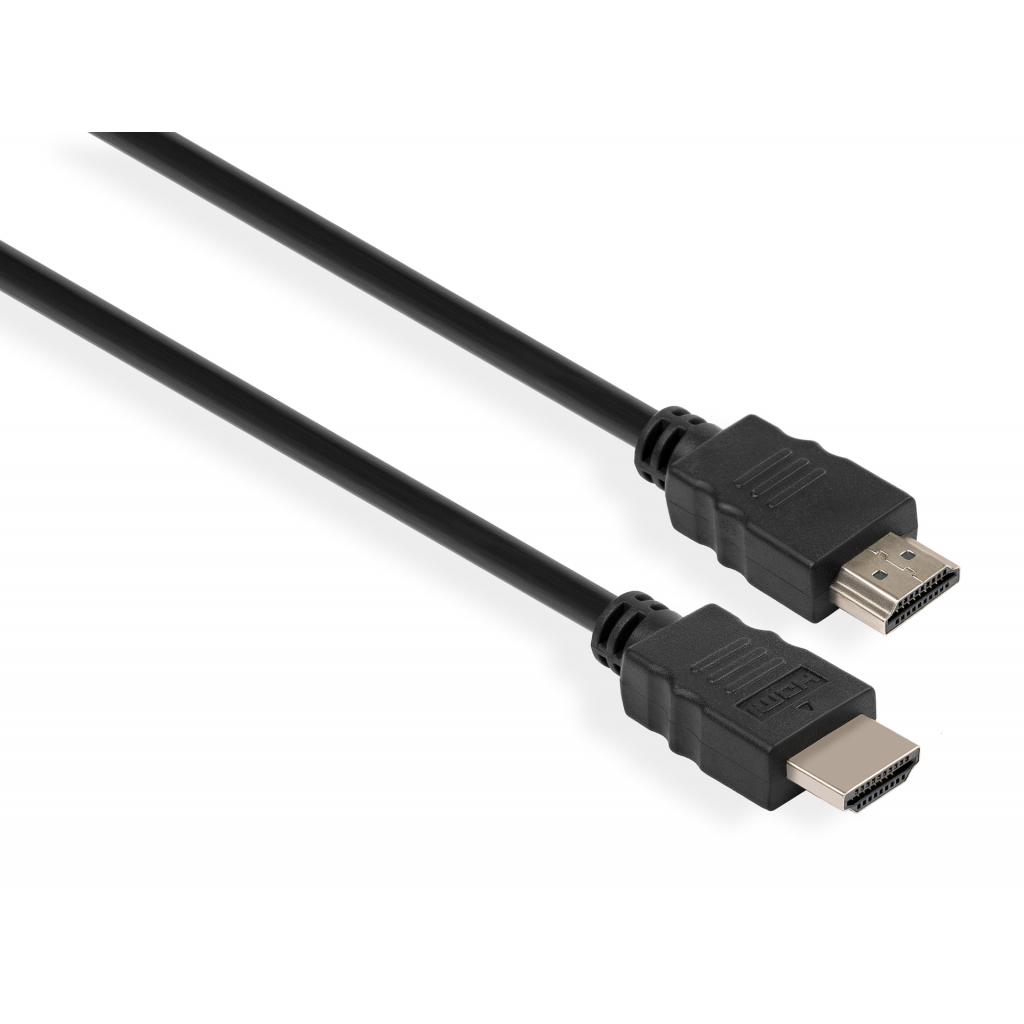 Кабель мультимедійний HDMI to HDMI 2.0m v1.4 Vinga (VCPHDMI14MM2BK) - фото 1