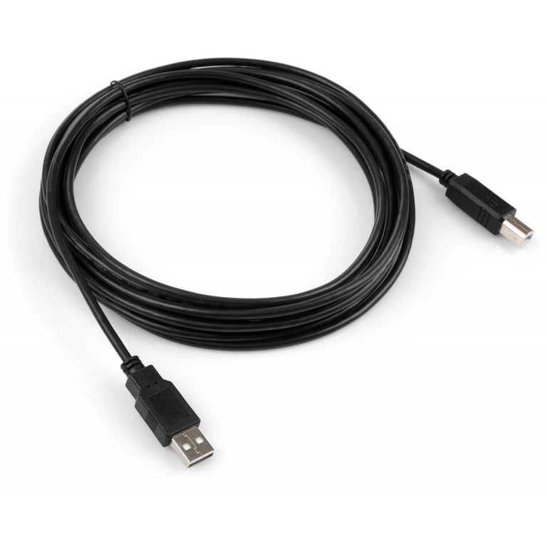 Кабель для принтера USB 2.0 AM/BM 5.0 m Vinga (VCPUSBAMBM5BK) - фото 3