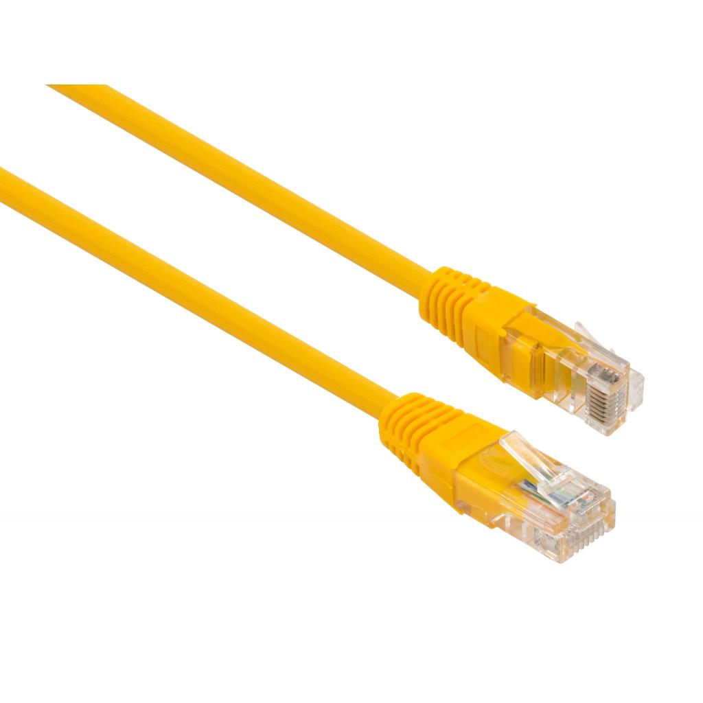 Патч-корд Vinga UTPCat5e 15 m CCA (VCPPCCCS15Y) - фото 1