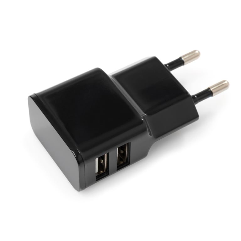 Зарядний пристрій Vinga 2 Port USB Wall Charger 2.1A (VCPWCH2USB2ABK) - фото 2