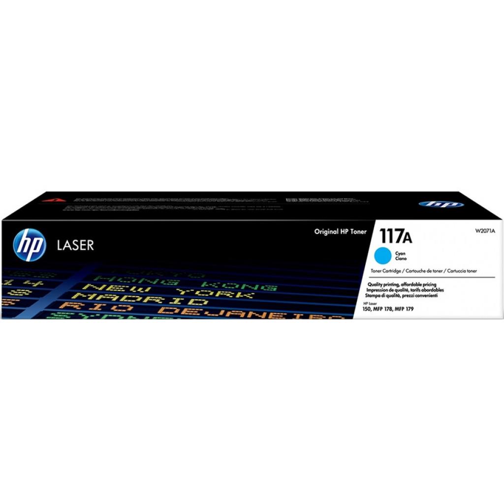 Картридж HP Laser 117A Cyan (W2071A) Картридж HP Laser 117A Cyan (W2071A)