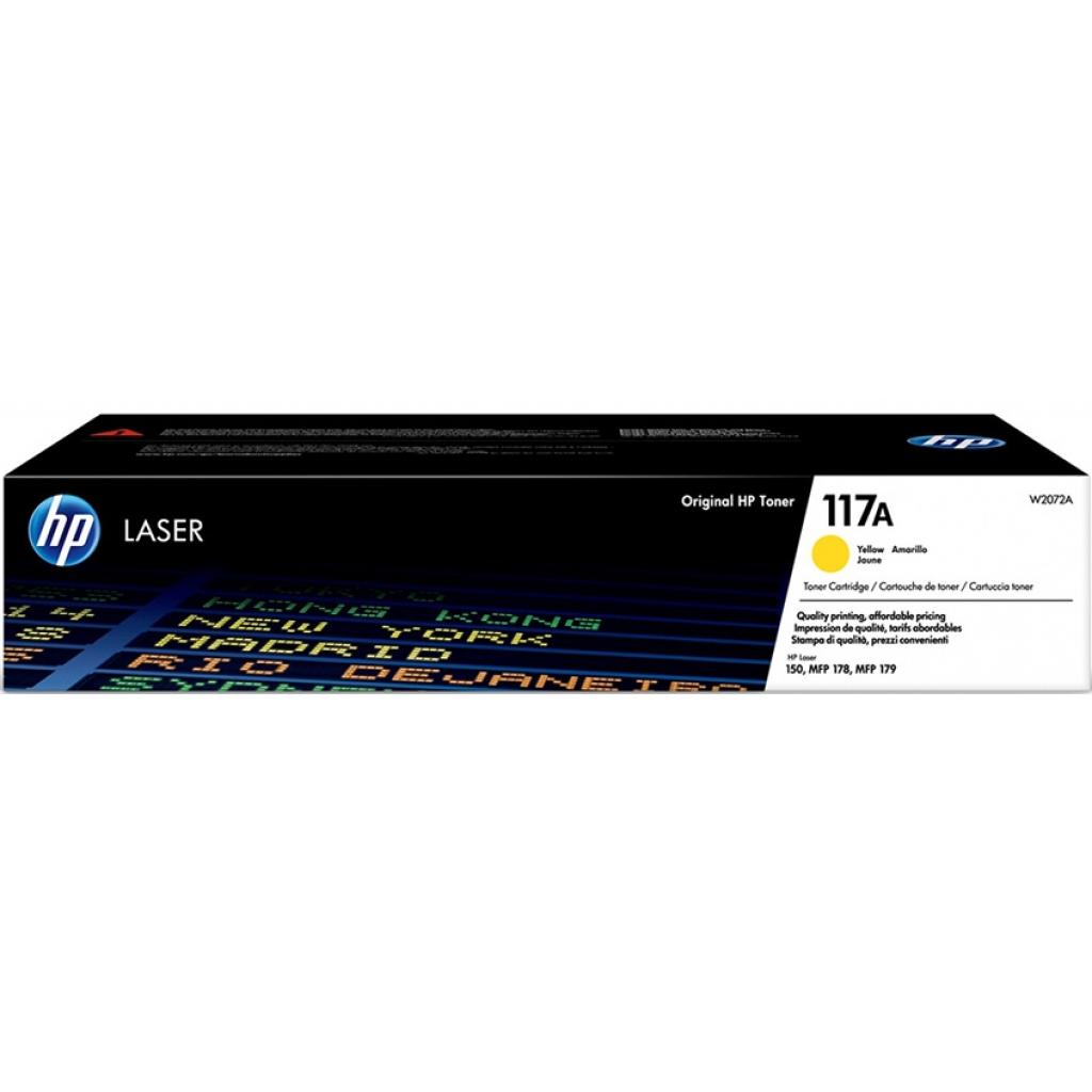 Картридж HP Laser 117A Yellow (W2072A) Картридж HP Laser 117A Yellow (W2072A)