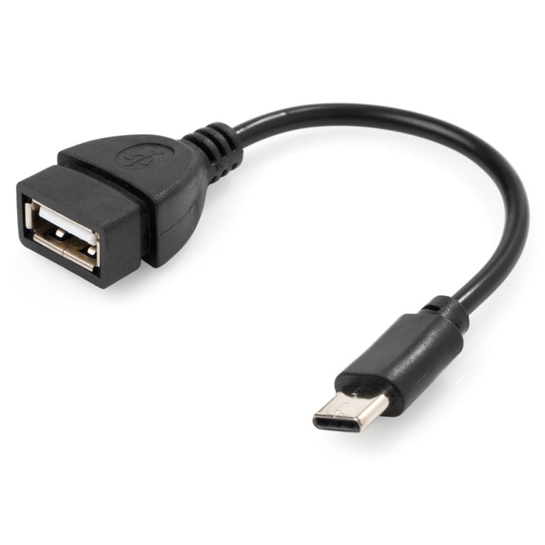 Дата кабель OTG USB 2.0 AF to Type-C Vinga (VCPDCOTGTCBK) - фото 3