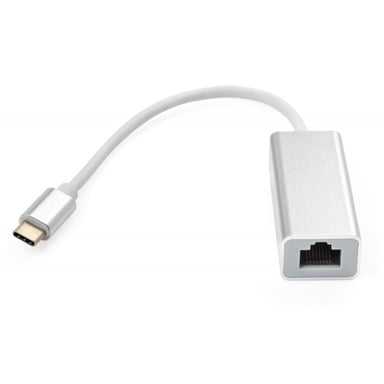 Перехідник Type-C to Gigabit LAN aluminium Vinga (VCPATC2GBLNS) - фото 1