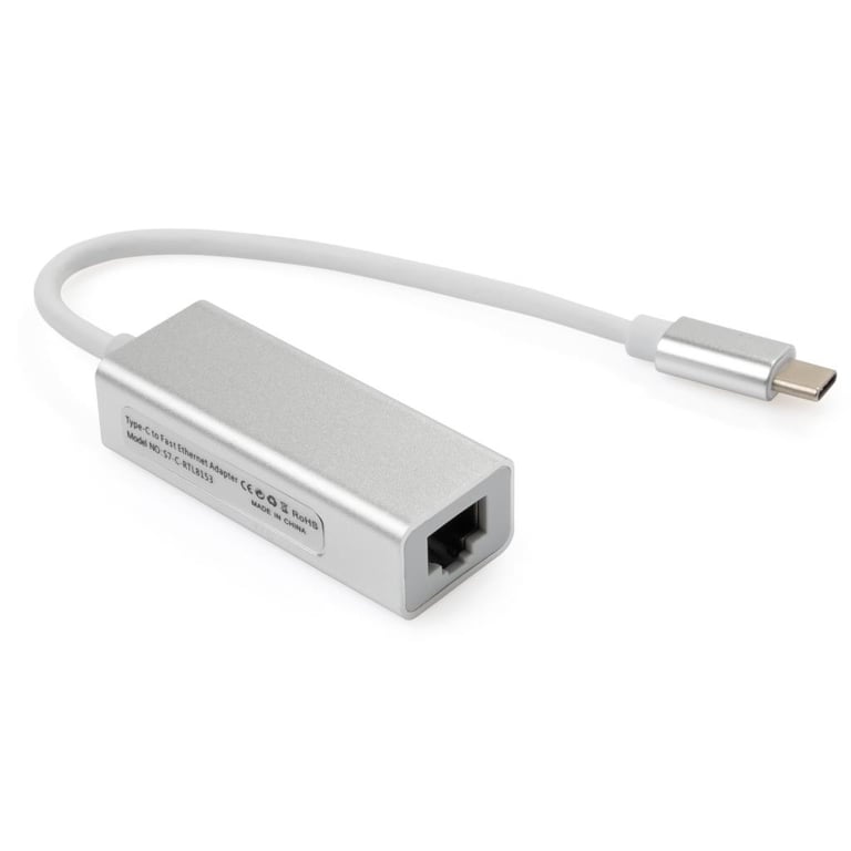 Перехідник Type-C to Gigabit LAN aluminium Vinga (VCPATC2GBLNS) - фото 3
