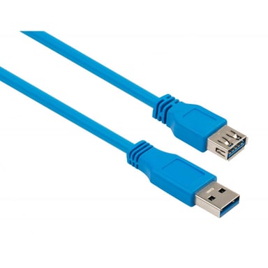 Дата кабель USB 3.0 AM/AF 1.8m Vinga (VCPUSB3AMAF1.8B) - фото 1