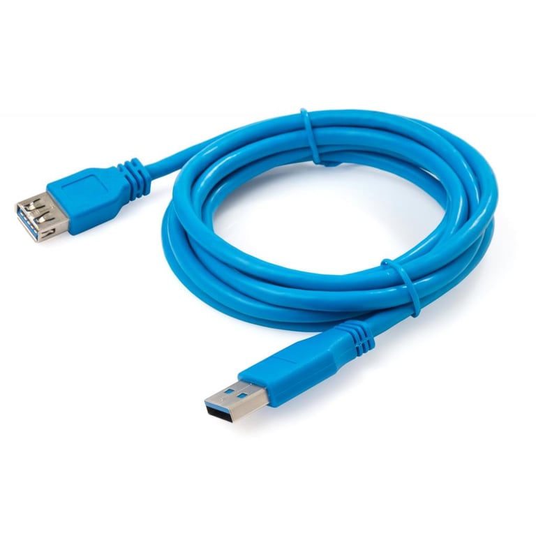 Дата кабель USB 3.0 AM/AF 1.8m Vinga (VCPUSB3AMAF1.8B) - фото 2