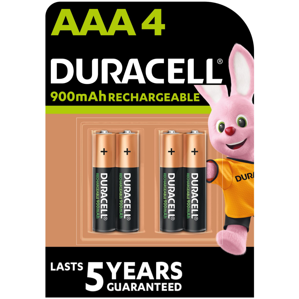 Акумулятор Duracell AAA HR03 900mAh * 4 (5005015) - фото 1