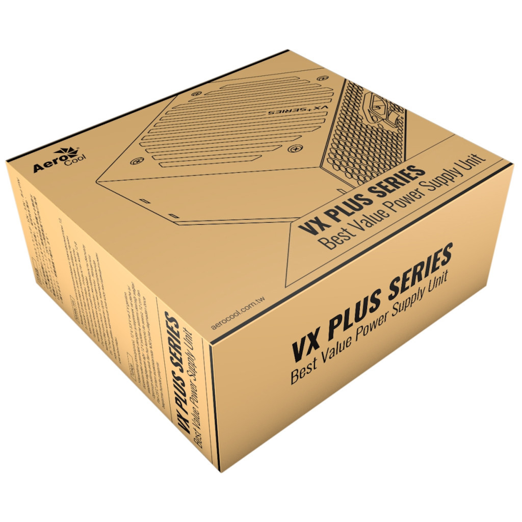Блок живлення AeroCool 500W VX PLUS 500 (4713105962758) - фото 6 Блок живлення AeroCool 500W VX PLUS 500 (4713105962758) - фото 6