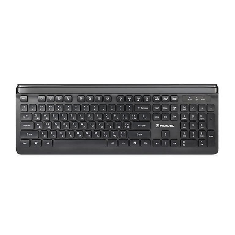 Клавіатура REAL-EL 7085 Comfort Black - фото 3