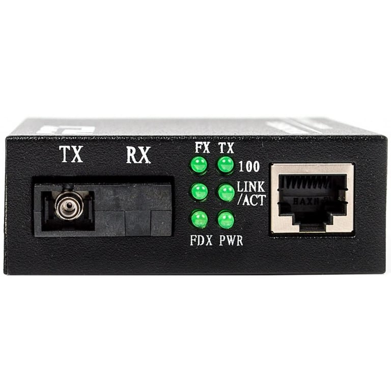 Медіаконвертер RCI 100M, 20km, SC, RJ45, Tx 1310nm, standart size metal case (RCI902W-FE-20-T) - фото 2