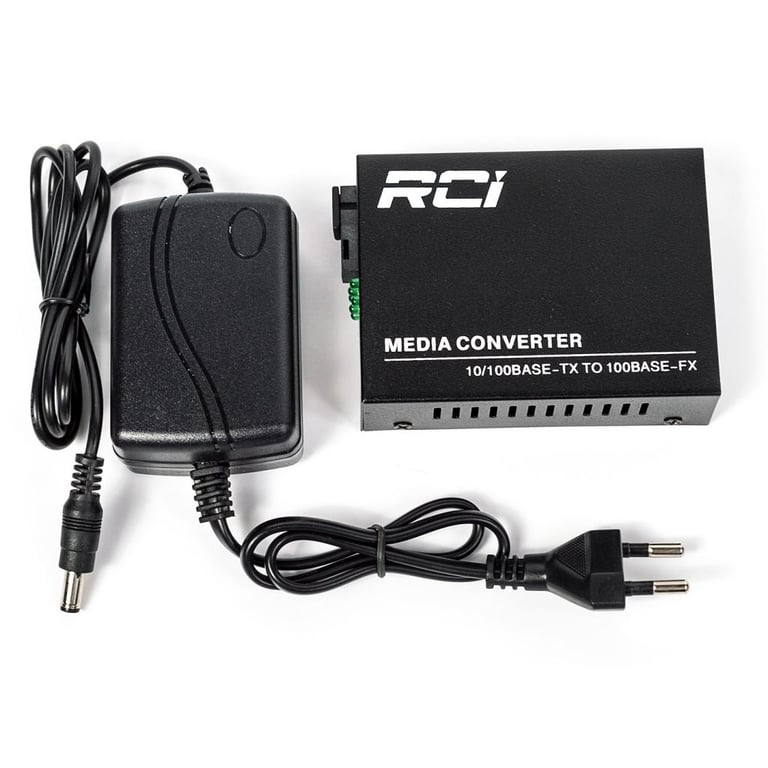 Медіаконвертер RCI 100M, 20km, SC, RJ45, Tx 1550nm, standart size metal case (RCI902W-FE-20-R) - фото 4