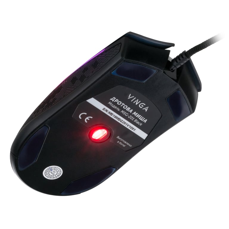 Мишка Vinga MSG-201 Black - фото 8