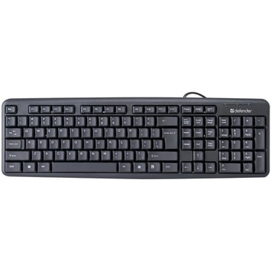 Клавіатура Defender Element HB-520 USB UKR Black (45529) - фото 1