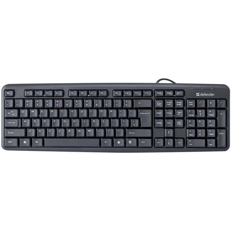 Клавіатура Defender Element HB-520 USB UKR Black (45529) - фото 1