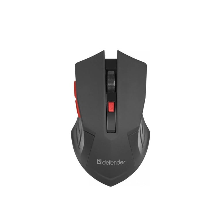 Мишка Defender Accura MM-275 Black-Red (52276) - фото 1