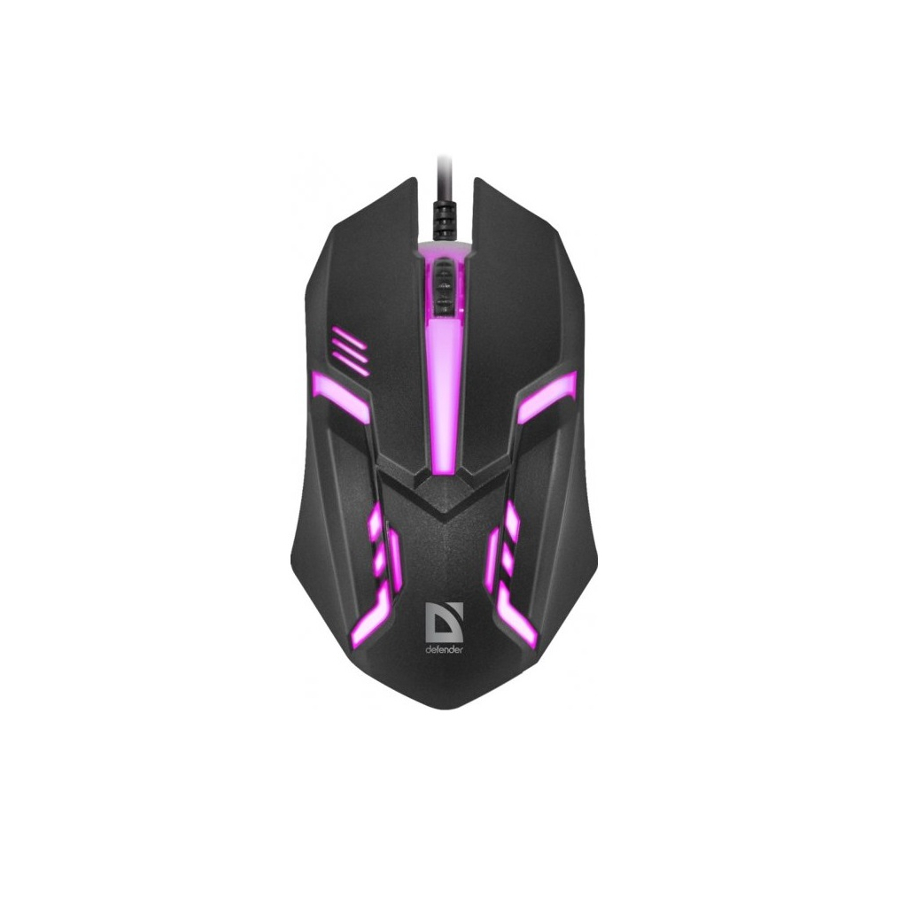 Мишка Defender Cyber MB-560L Black (52560) - фото 1