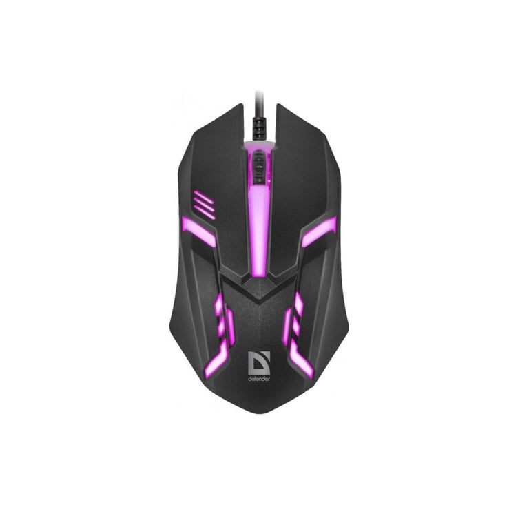 Мишка Defender Cyber MB-560L Black (52560) - фото 1