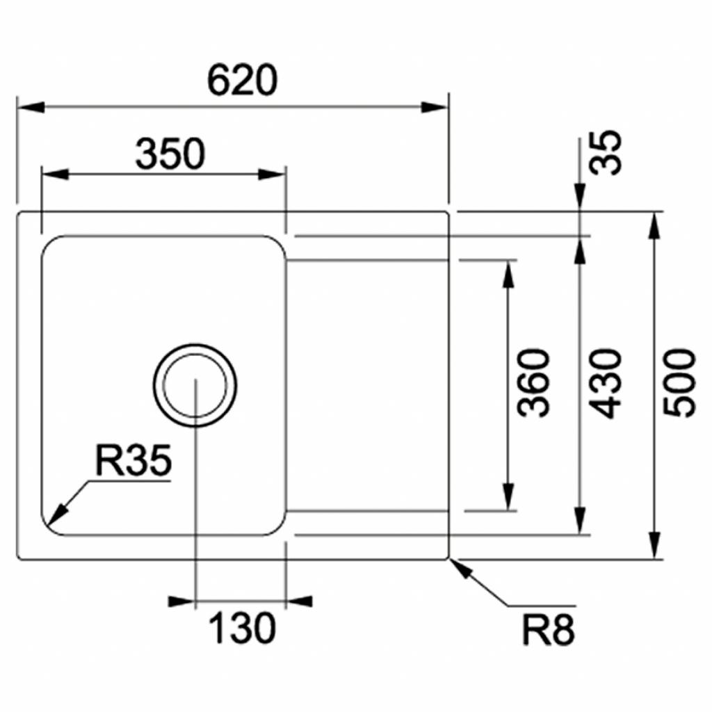Мийка кухонна Franke Orion Tectonite OID 611-62 (114.0498.008) - фото 2 Мийка кухонна Franke Orion Tectonite OID 611-62 (114.0498.008) - фото 2