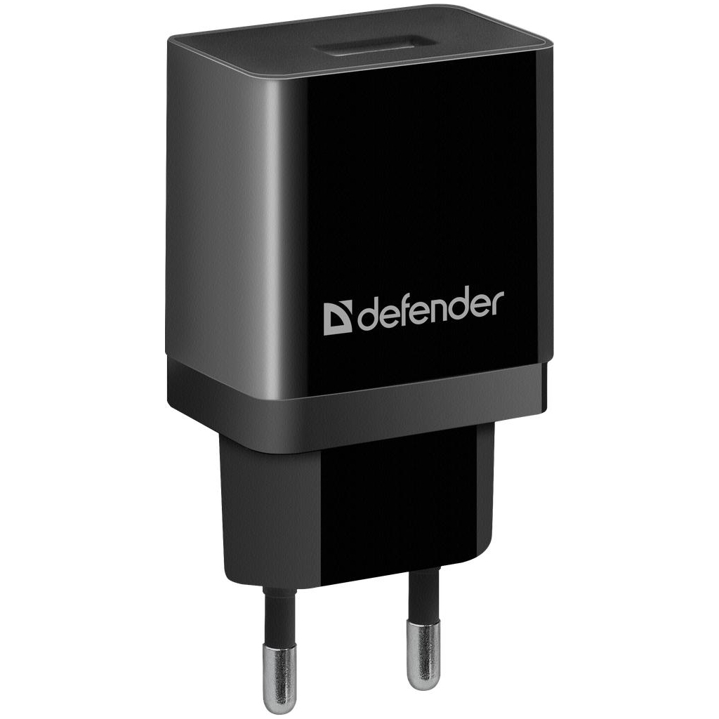 Зарядний пристрій Defender EPA-10 black, 1xUSB, 5V / 2.1A (83572) - фото 1 Зарядний пристрій Defender EPA-10 black, 1xUSB, 5V / 2.1A (83572) - фото 1