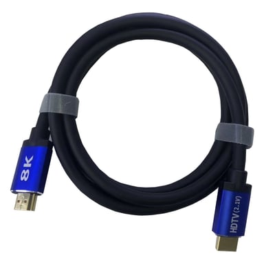 Кабель мультимедійний HDMI to HDMI 2.0m v2.1 Atcom (88888) - фото 1