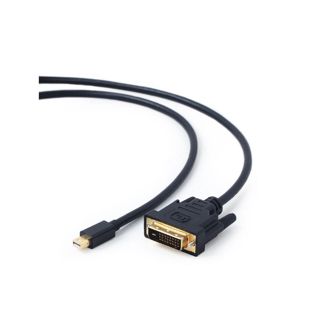 Кабель мультимедійний miniDisplayPort M to DVI M 1.8m 24+1pin Cablexpert (CC-mDPM-DVIM-6) - фото 2 Кабель мультимедійний miniDisplayPort M to DVI M 1.8m 24+1pin Cablexpert (CC-mDPM-DVIM-6) - фото 2