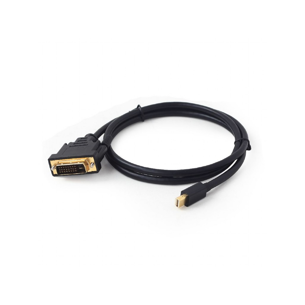 Кабель мультимедійний miniDisplayPort M to DVI M 1.8m 24+1pin Cablexpert (CC-mDPM-DVIM-6) - фото 3 Кабель мультимедійний miniDisplayPort M to DVI M 1.8m 24+1pin Cablexpert (CC-mDPM-DVIM-6) - фото 3
