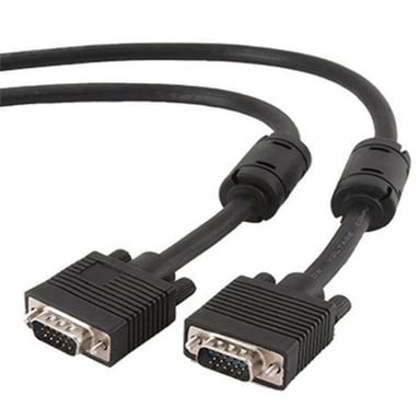 Кабель мультимедійний VGA 1.8m HD15M Pro black REAL-EL (EL123500043) - фото 1