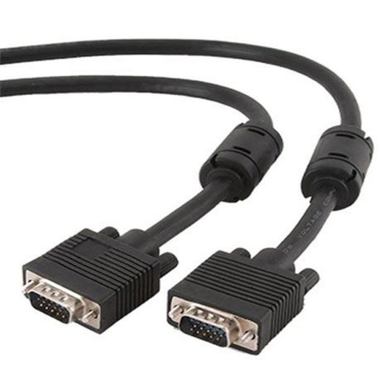 Кабель мультимедійний VGA 1.8m HD15M Pro black REAL-EL (EL123500043) - фото 1