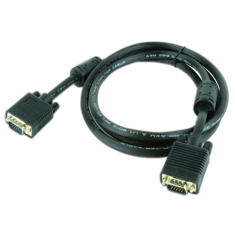 Кабель мультимедійний VGA 1.8m HD15M Pro black REAL-EL (EL123500043) - фото 2