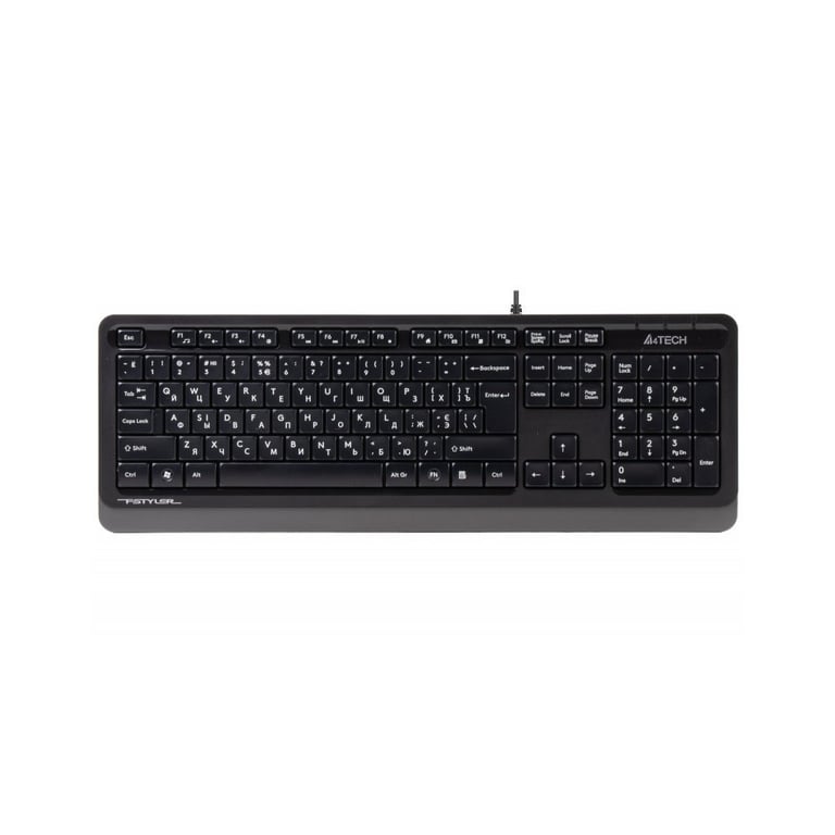 Клавіатура A4Tech FK10 Grey - фото 1