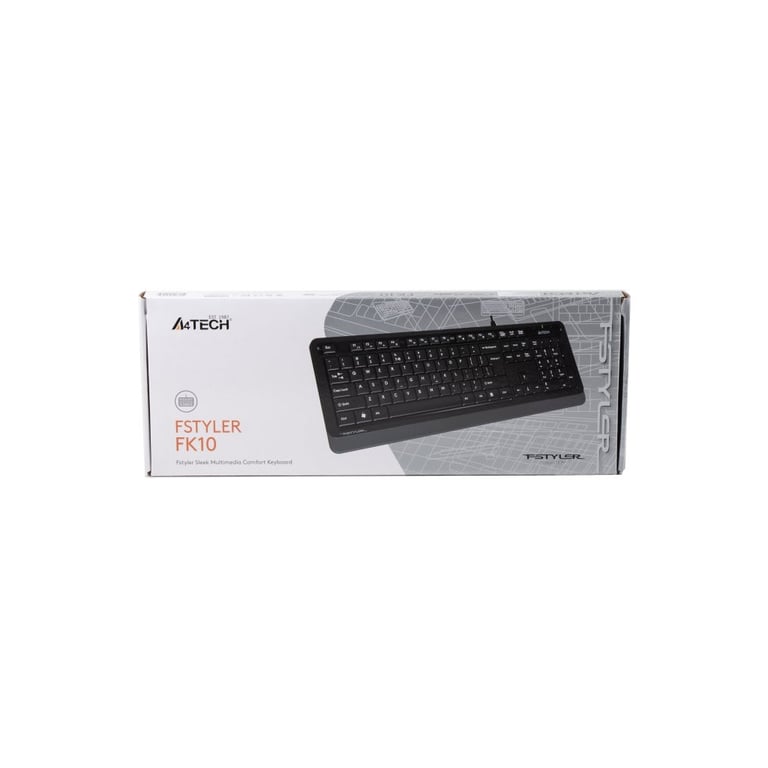 Клавіатура A4Tech FK10 Grey - фото 11