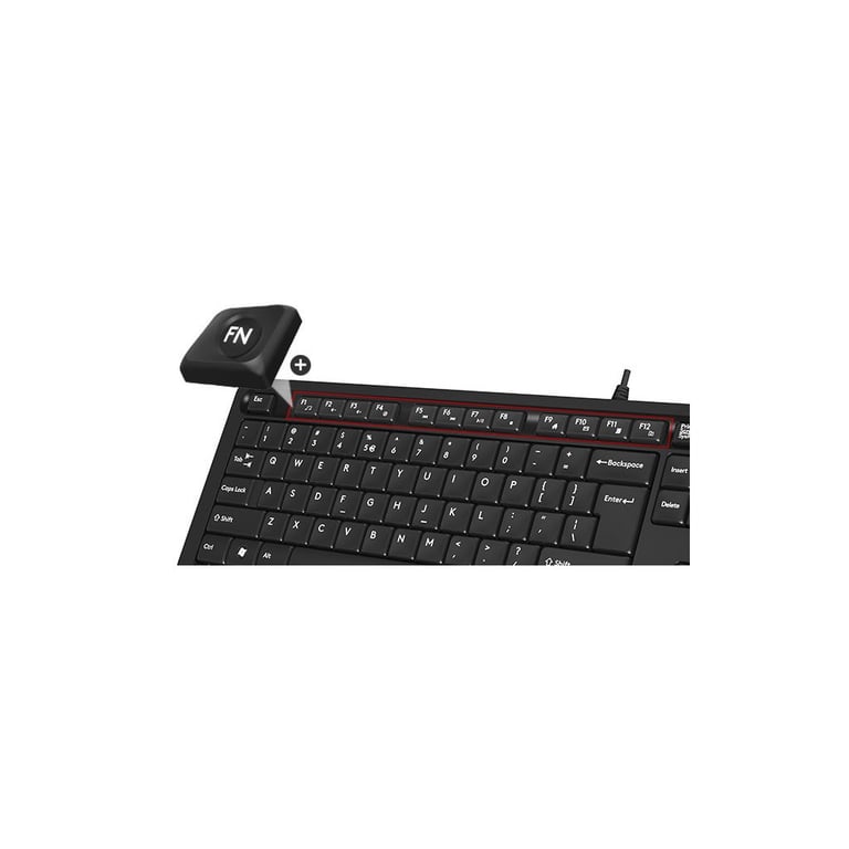 Клавіатура A4Tech FK10 Grey - фото 7