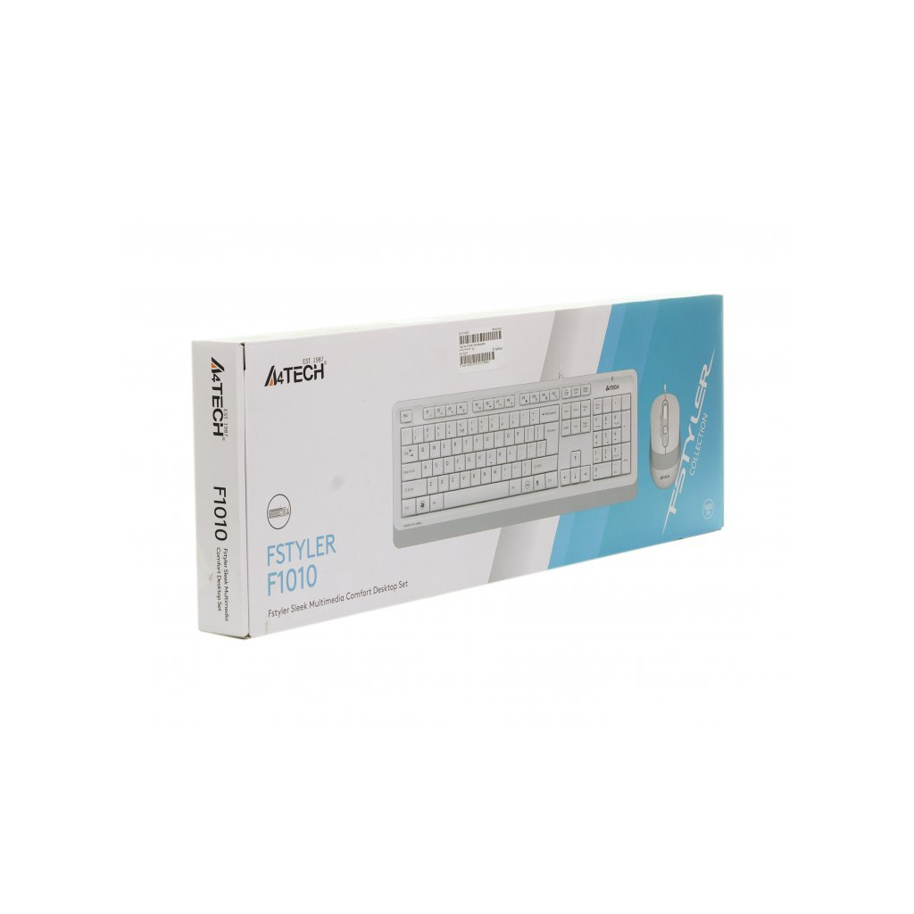 Комплект A4Tech F1010 White (4711421943307) - фото 6 Комплект A4Tech F1010 White (4711421943307) - фото 6