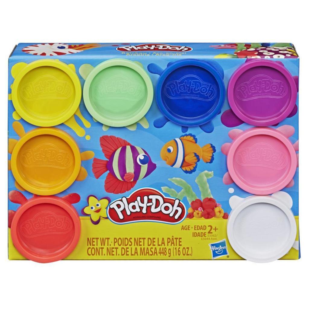 Набір для творчості Hasbro Play Doh 8 кольорів Веселка (E5044_E5062) Набір для творчості Hasbro Play Doh 8 кольорів Веселка (E5044_E5062)