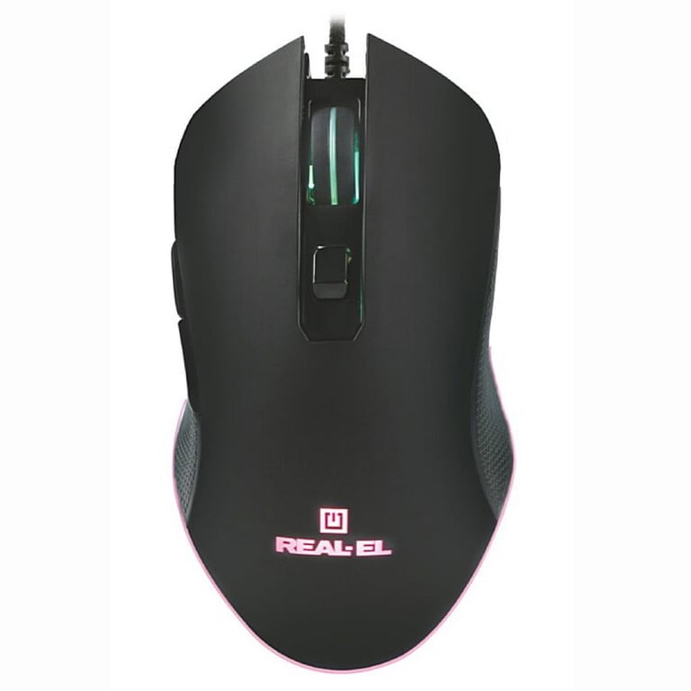Мишка REAL-EL RM-550 Black - фото 2