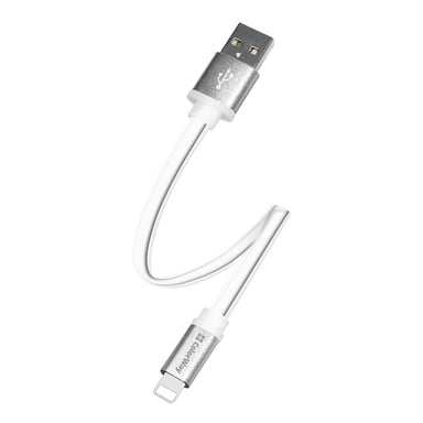 Дата кабель USB 2.0 AM to Lightning 0.25m white ColorWay (CW-CBUM-LM25W) - фото 1