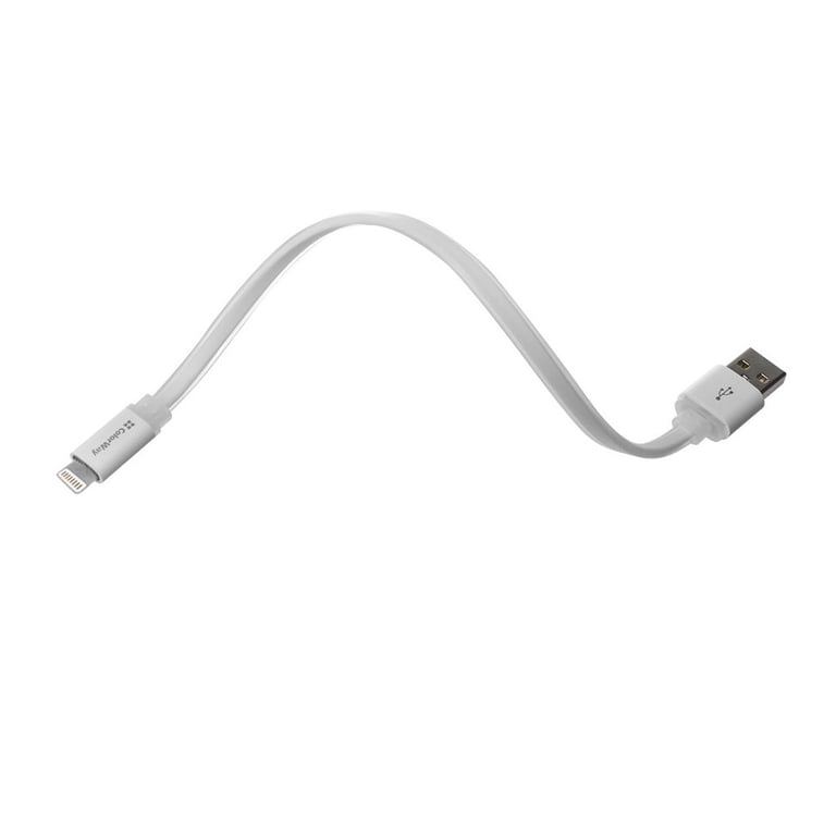 Дата кабель USB 2.0 AM to Lightning 0.25m white ColorWay (CW-CBUM-LM25W) - фото 2