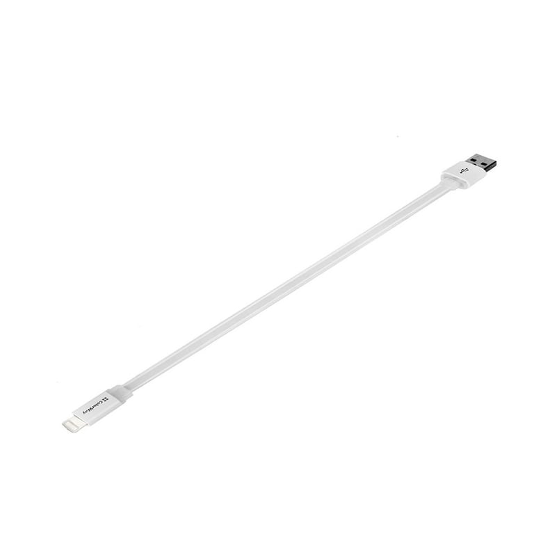 Дата кабель USB 2.0 AM to Lightning 0.25m white ColorWay (CW-CBUM-LM25W) - фото 3