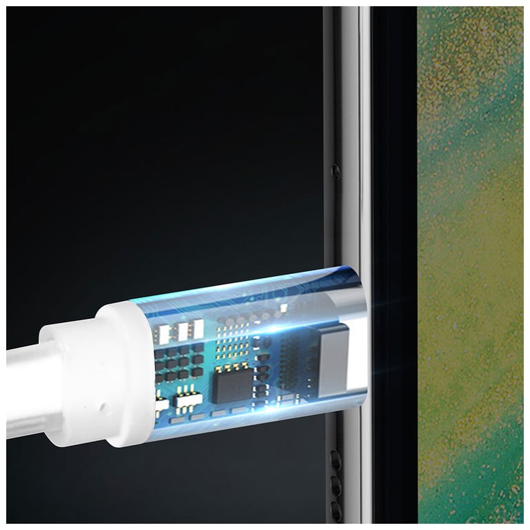 Дата кабель USB 2.0 AM to Lightning 0.25m white ColorWay (CW-CBUM-LM25W) - фото 6