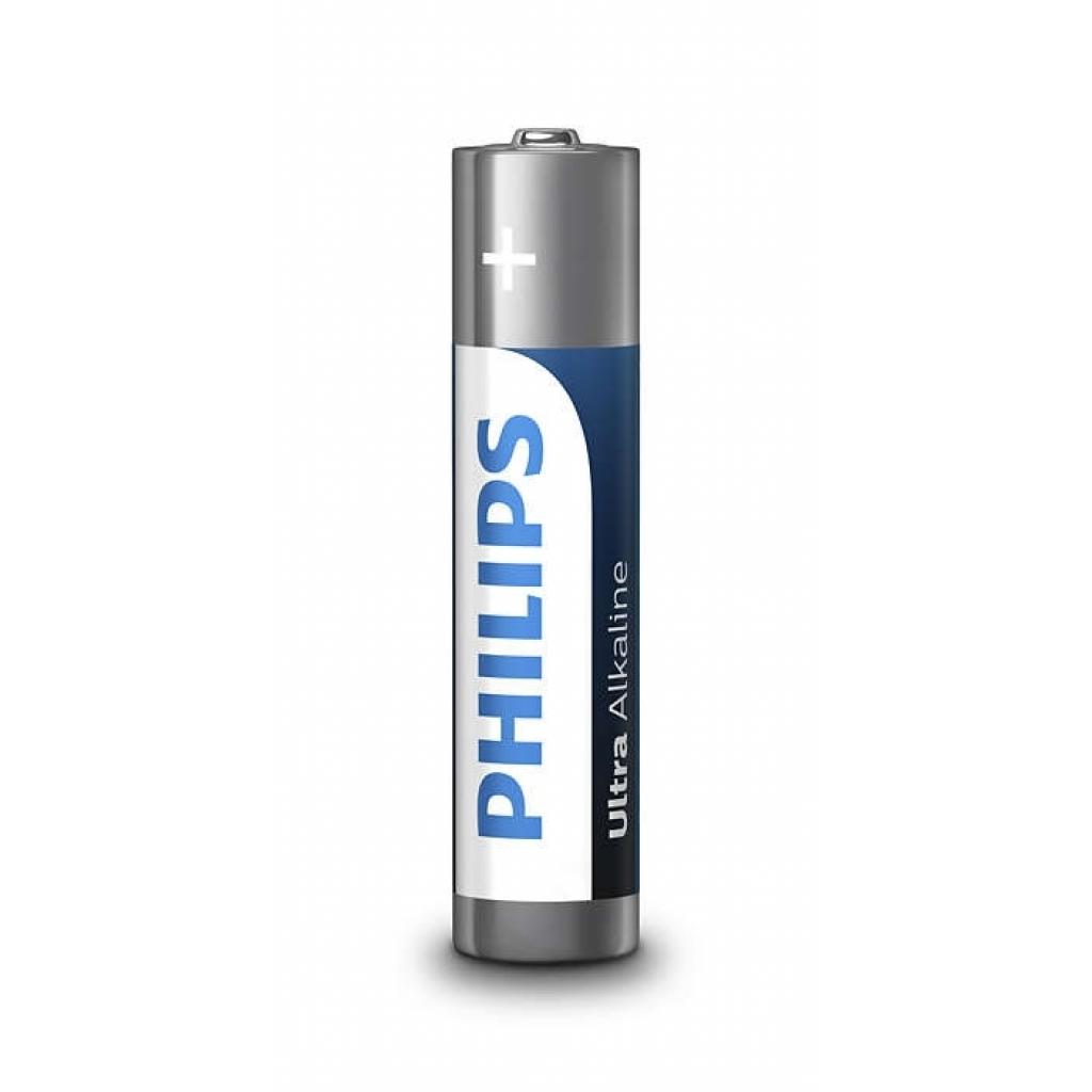 Батарейка Philips AAA LR03 Ultra Alkaline * 4 (LR03E4B/10) - фото 2 Батарейка Philips AAA LR03 Ultra Alkaline * 4 (LR03E4B/10) - фото 2