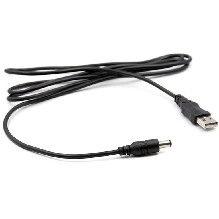 Кабель живлення USB to DC 5.5×2.1mm 5V 1.0m PowerPlant (CA911356)