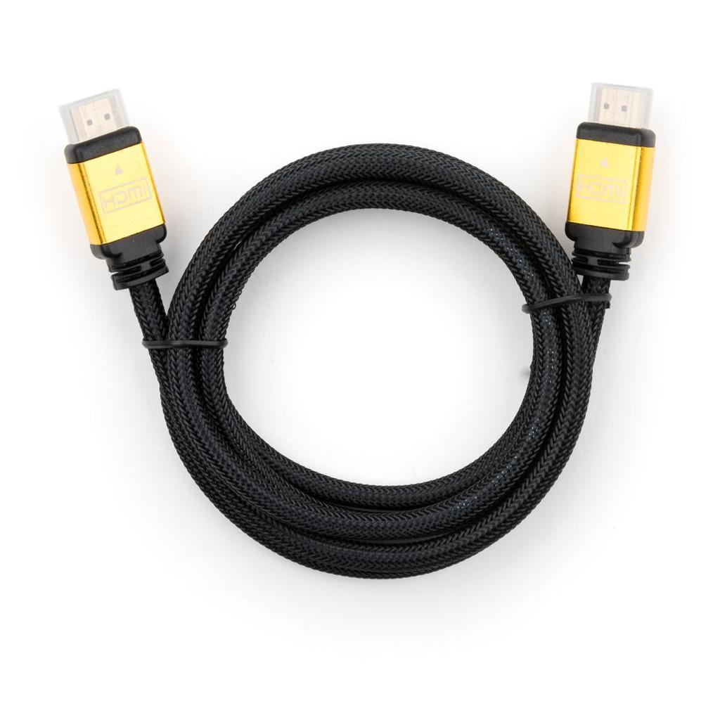 Кабель мультимедійний HDMI M to HDMI M 3.0m V2.0 Vinga (VCPDCHDMI2VMM3BK) - фото 1